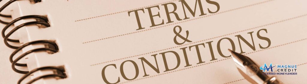 Terms and Conditions Foreigner Loan
