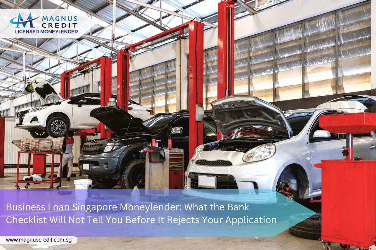 how businesses like car work shop in ubi are struggling to get loans from the bank . but how licensed moneylender can help businesses like them