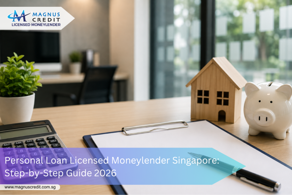 Personal loan licensed moneylender Singapore guide explaining eligibility, documents, borrowing limits and the loan application process.
