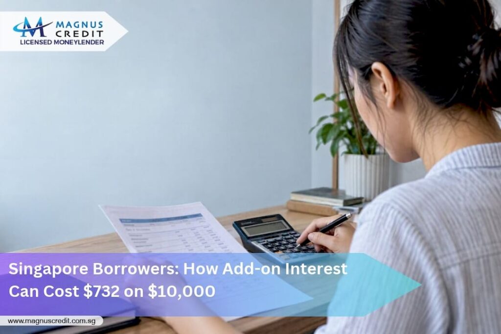 Singapore Borrowers: How Add On Interest Can Cost $732 on $10,000