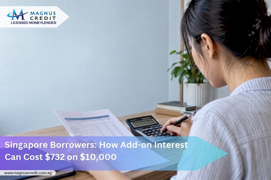 Singapore Borrowers: How Add On Interest Can Cost $732 on $10,000